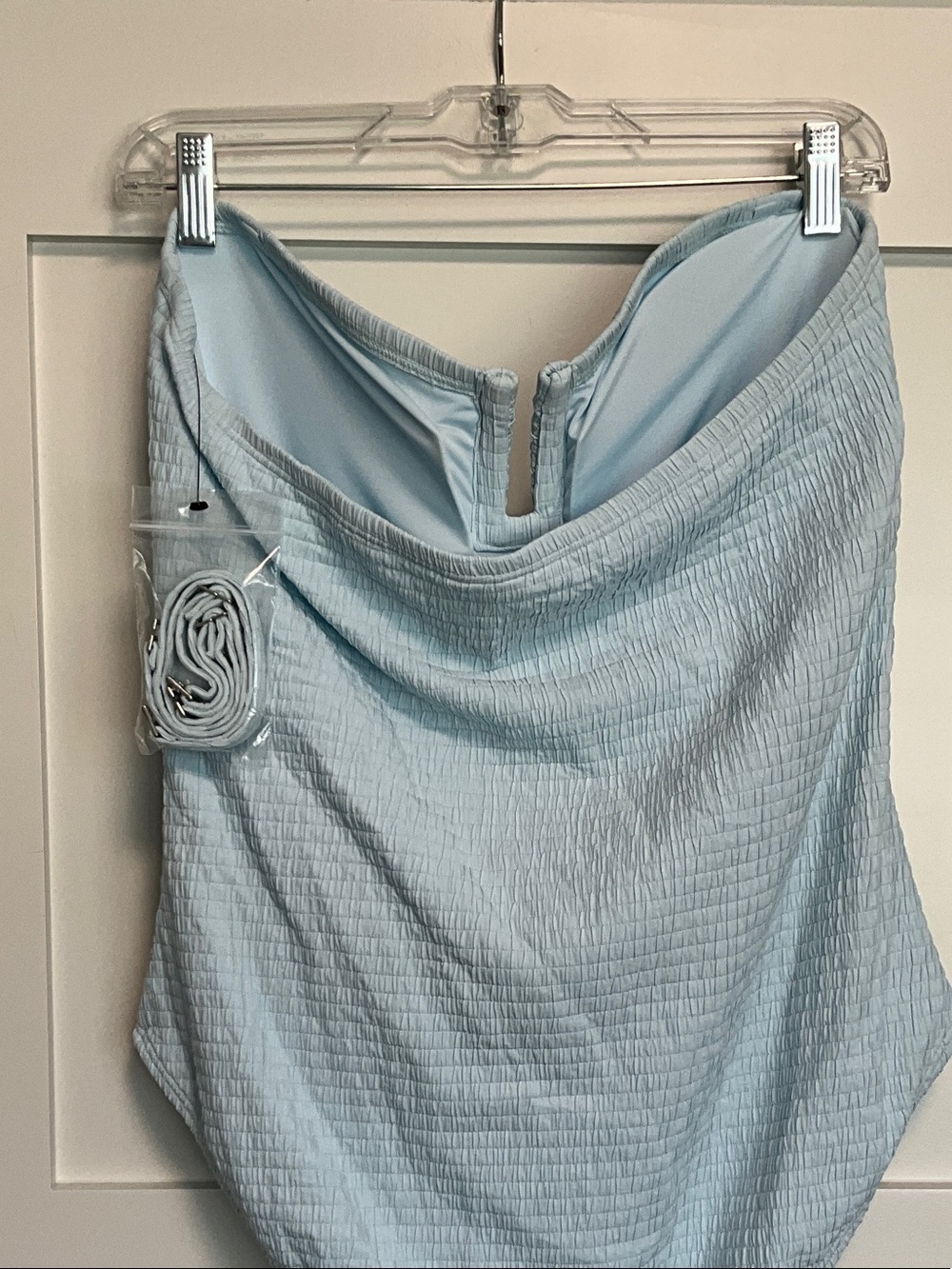 DKNY Light Blue One-Piece Swimsuit - Picture 7 of 9